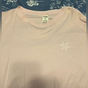 PINK Victoria's Secret Light Pink Long Sleeve Tee